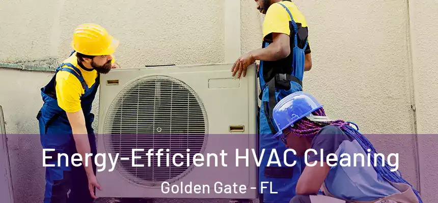 Energy-Efficient HVAC Cleaning Golden Gate - FL
